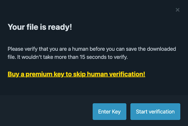 Spotify-downloader Human Verification