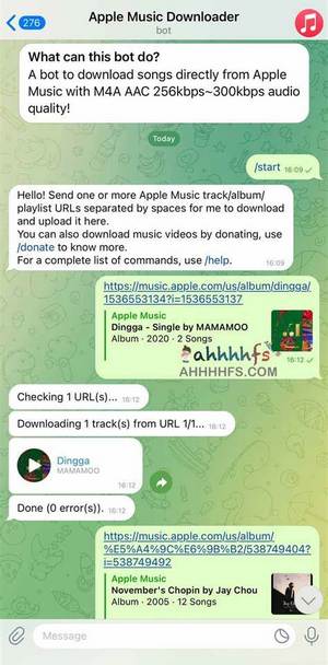 AppleMusicDownloader bot