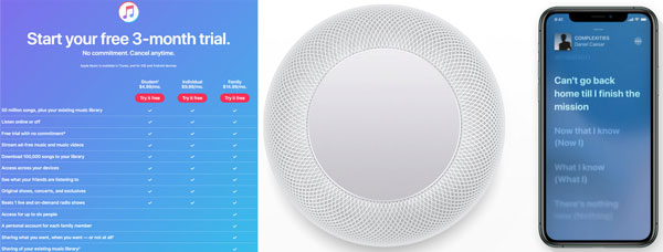 Besoin d'un abonnement pour lire Apple Music sur HomePod