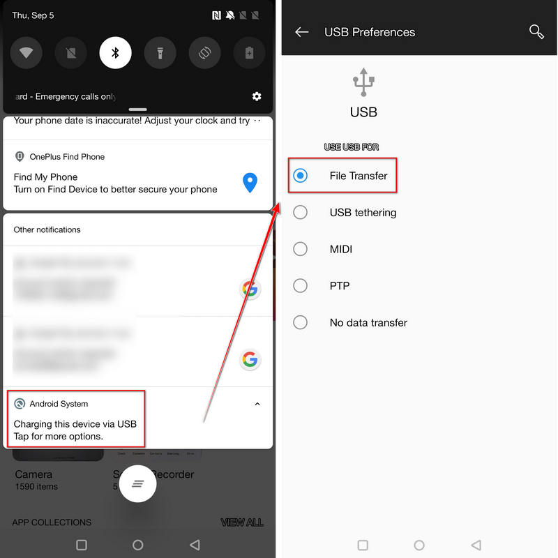 connect anddroid phone to computer
