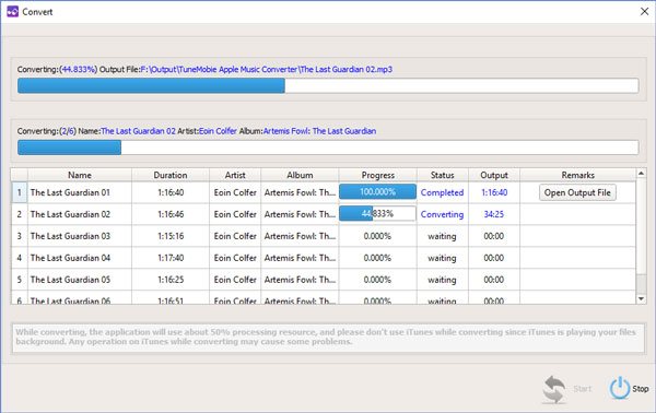 Convertir des livres audio Audible AA / AAX en MP3