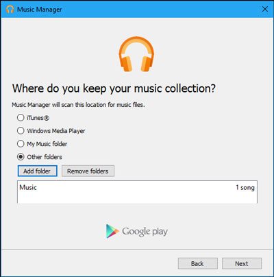 Google Play音樂管理器