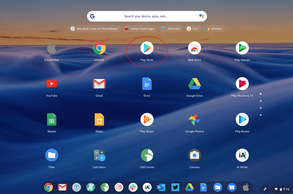 Google Play on Chromebook