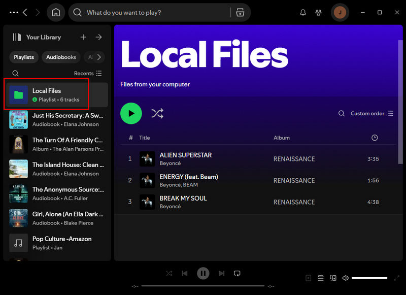 upload music to desktop spotify