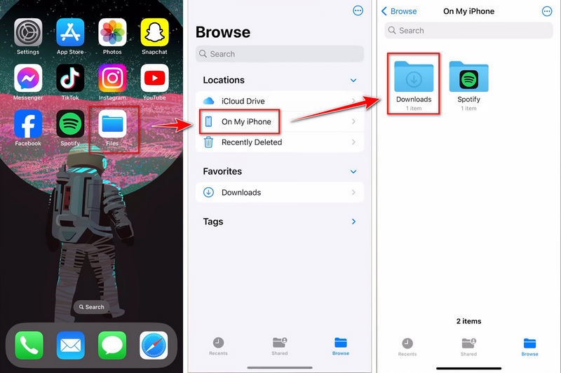 play local spotify songs on iphone