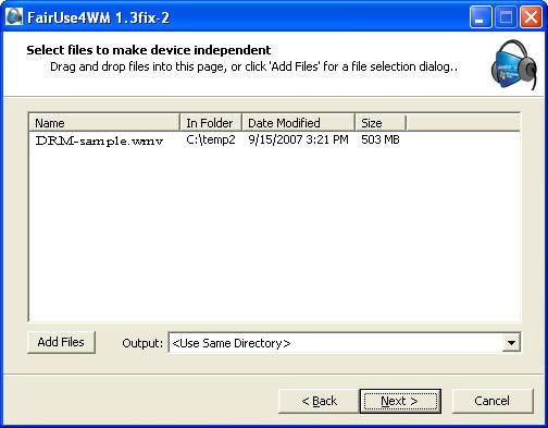 free removal of drm
