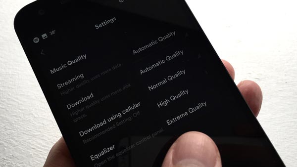 Spotify Android Settings