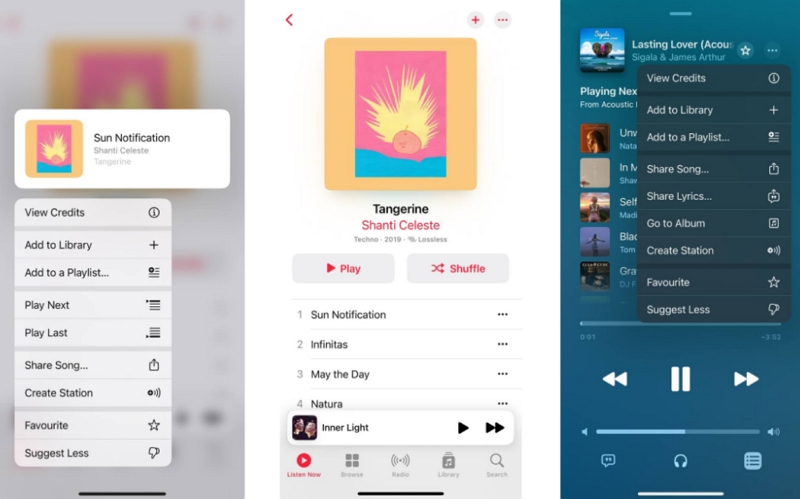 add apple music to library iphone