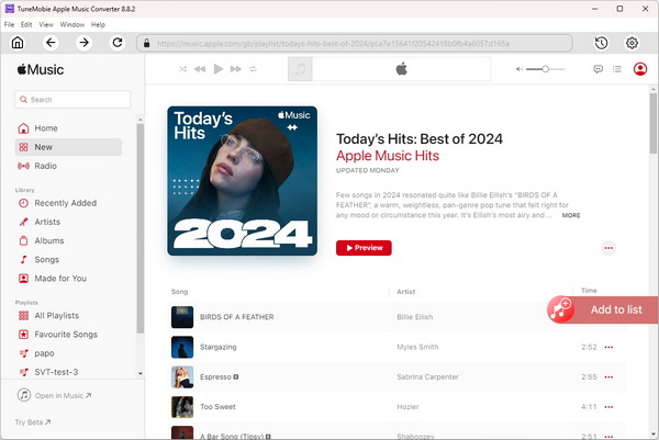 Add Apple Music to conversion list