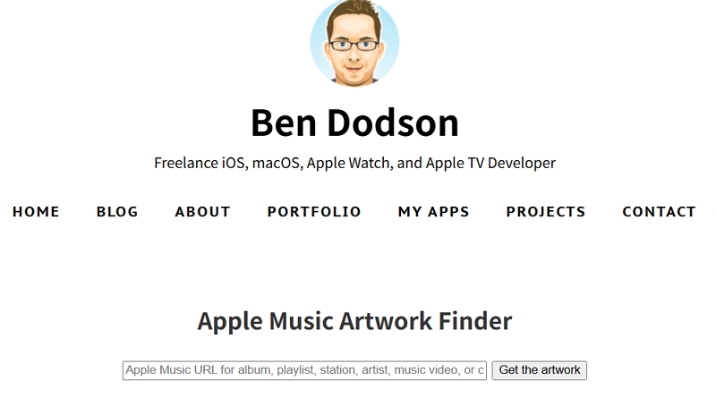bendodson apple music artwork finder