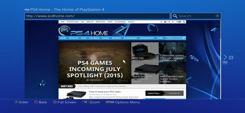 listen to apple music on ps4 via web player