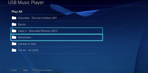 play apple music on ps4