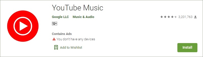 Reinstall Youtube Music App