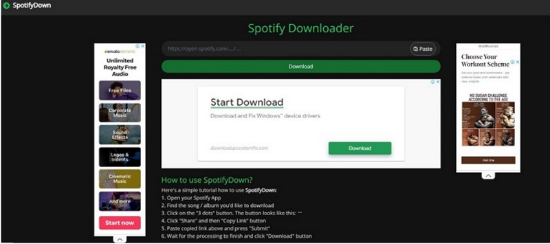 spotifydown spotify albums downloader