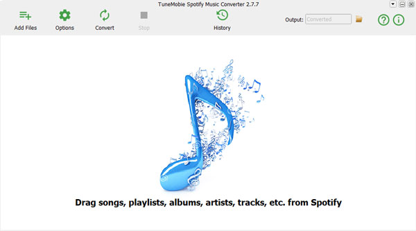 Spotify Music Converter-Schnittstelle