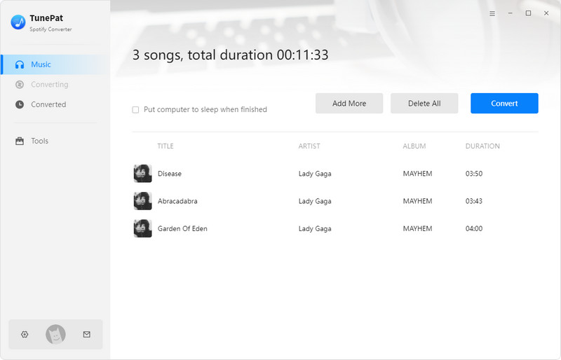 convert spotify songs to local folder
